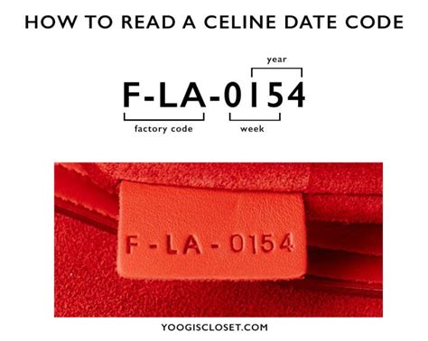 celine serial number check|celine handbags date code.